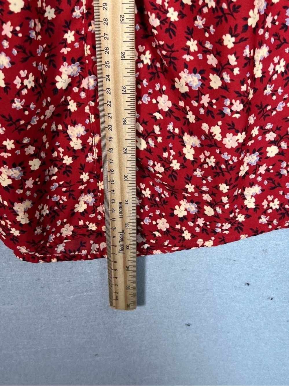 Kimchi Blue Red Floral Tie-Front Mini Dress - Picture 4 of 8